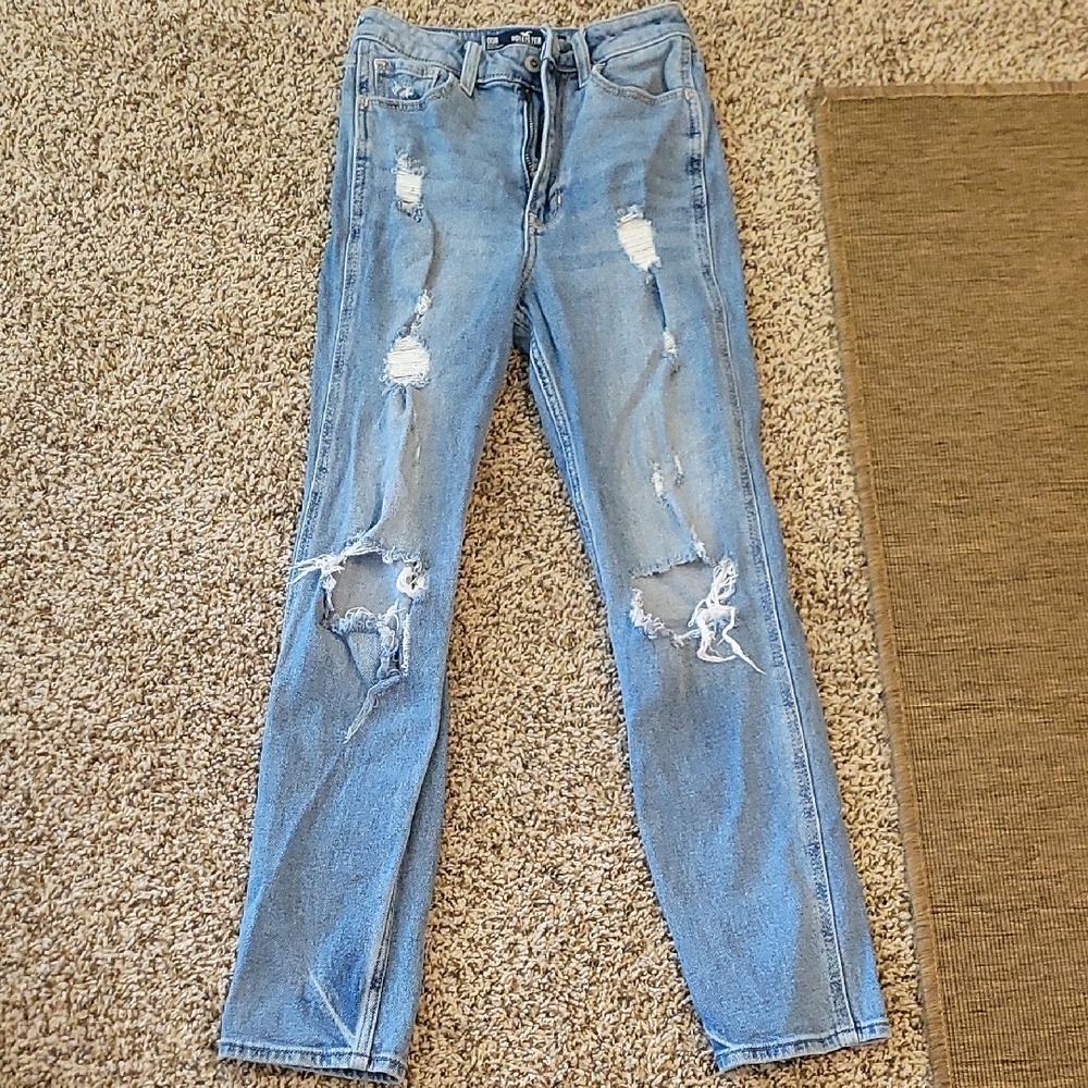 Distressed Blue Women's Jeans 00R